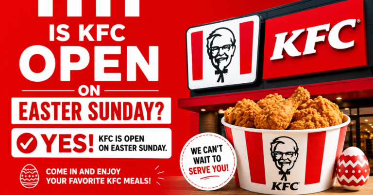 Is KFC Open on Easter Sunday banner