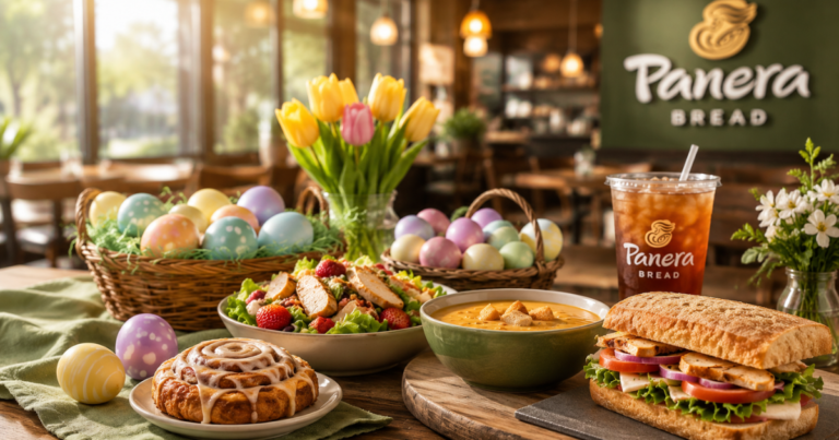 Panera Easter Hours guide with bakery menu and holiday café